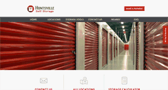 Desktop Screenshot of huntsvillestorageunits.com